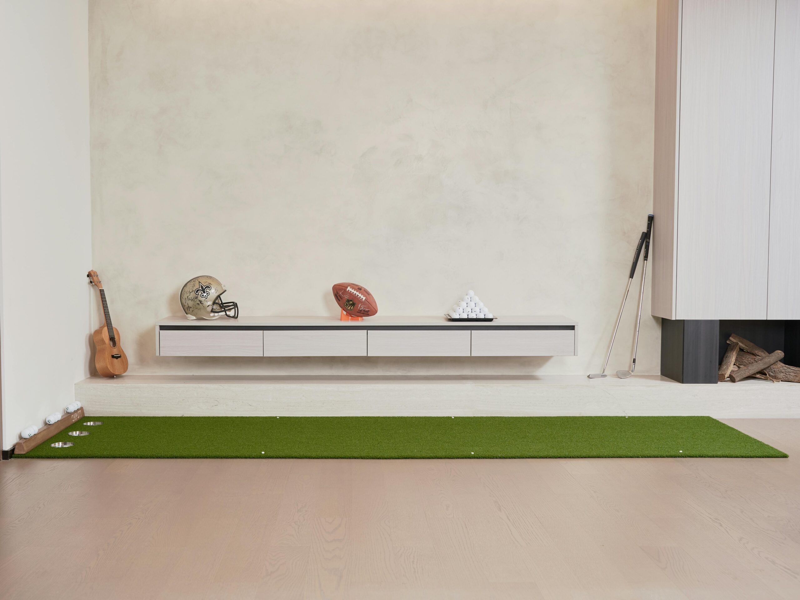 Putting green representing the Ronny Golf Park at PGA Frisco