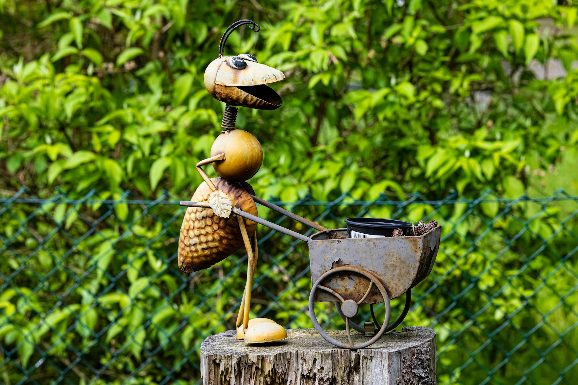 Outdoor sculpture representing Texas Sculpture Garden in Frisco TX
