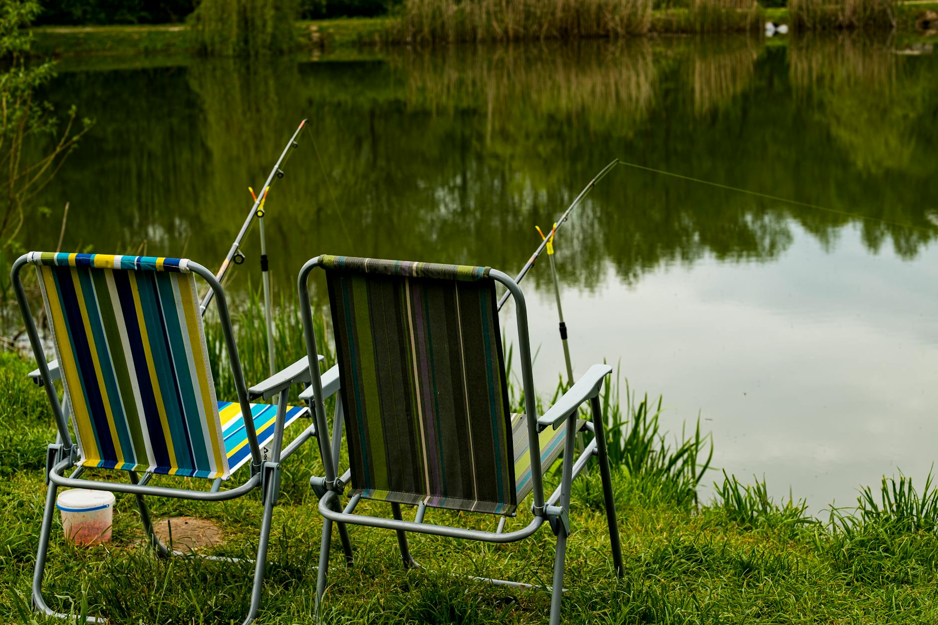 Fishing pond representing outdoor recreation at parks in Frisco TX