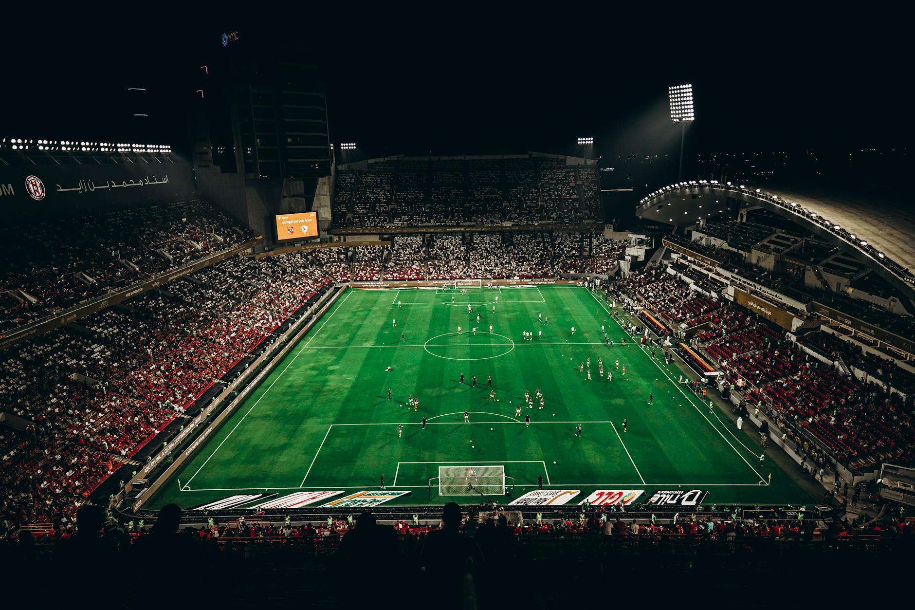 Soccer match at Toyota Stadium home of FC Dallas in Frisco TX sports scene
