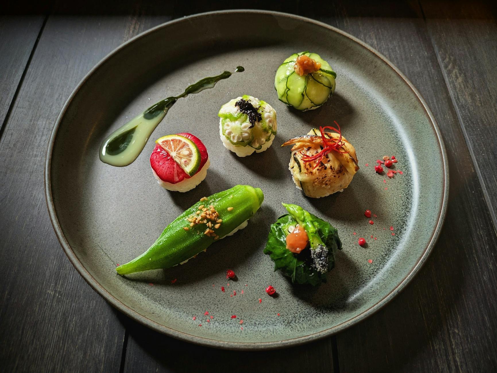 Fine dining sushi at restaurants in Frisco TX featuring fresh omakase presentation