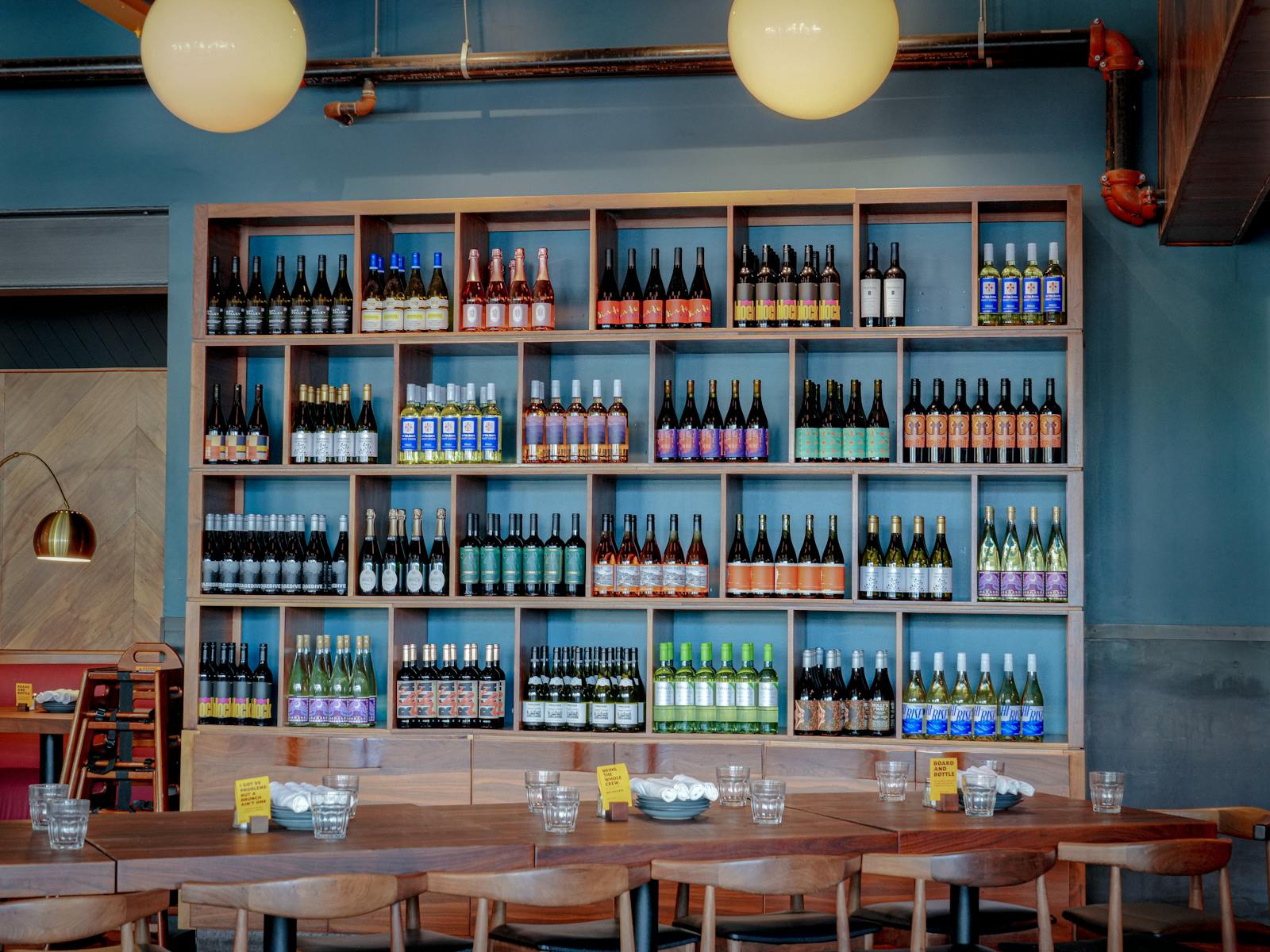 Interior of a casual Texas BBQ restaurant in Frisco