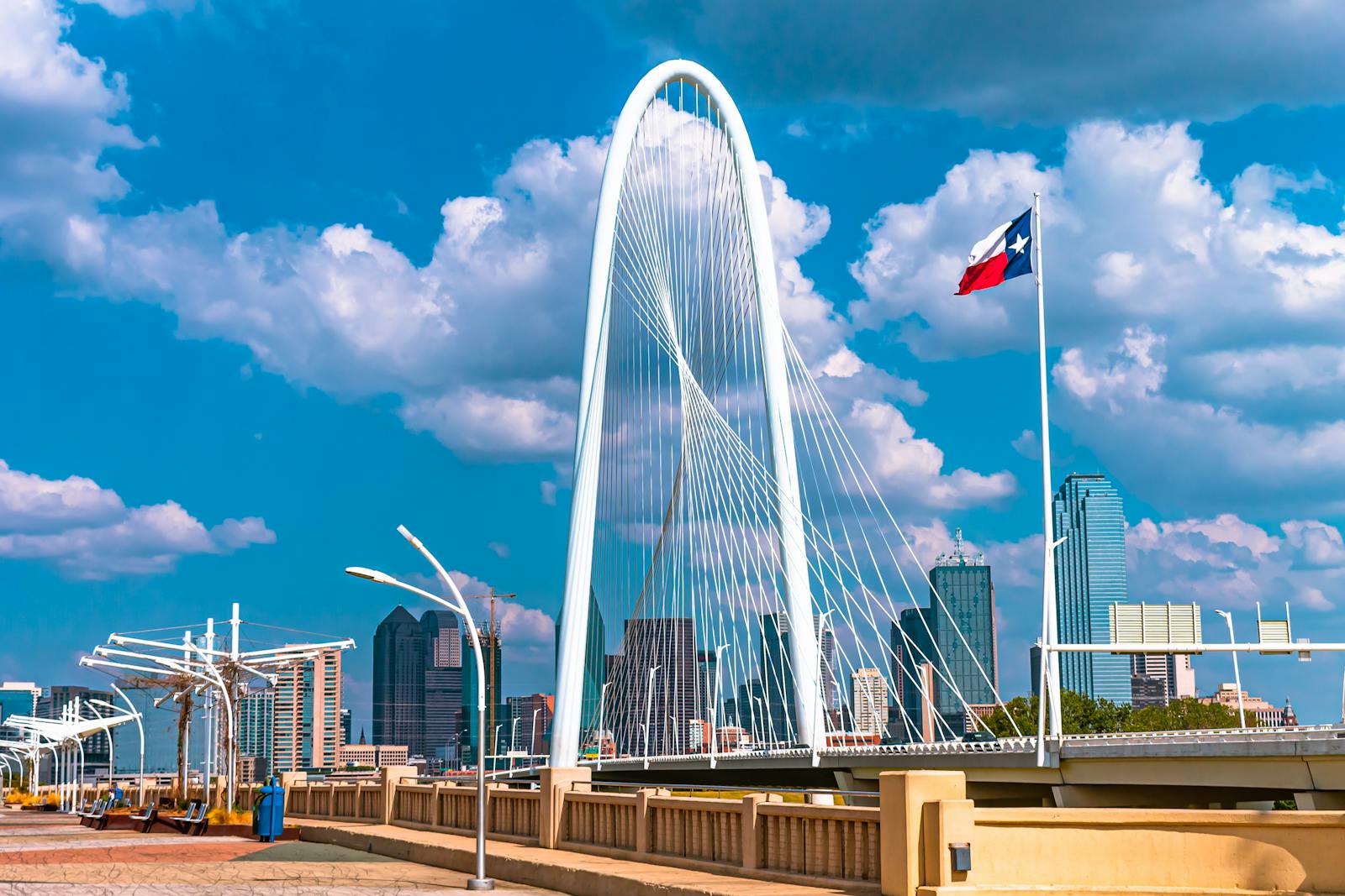 Dallas skyline view from a Frisco day trip