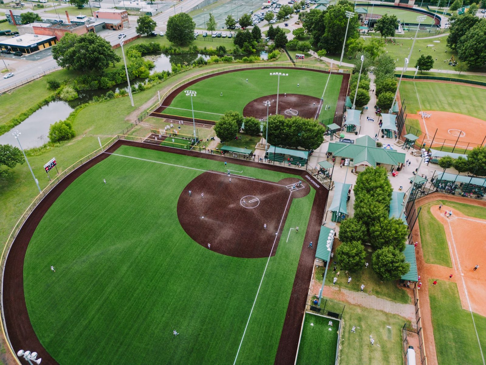 Baseball field at Riders Field in Frisco