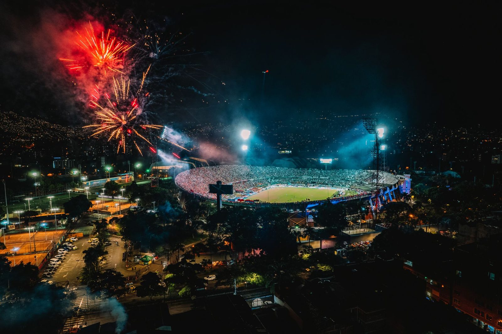Fireworks night at Dr Pepper Ballpark in Frisco Texas