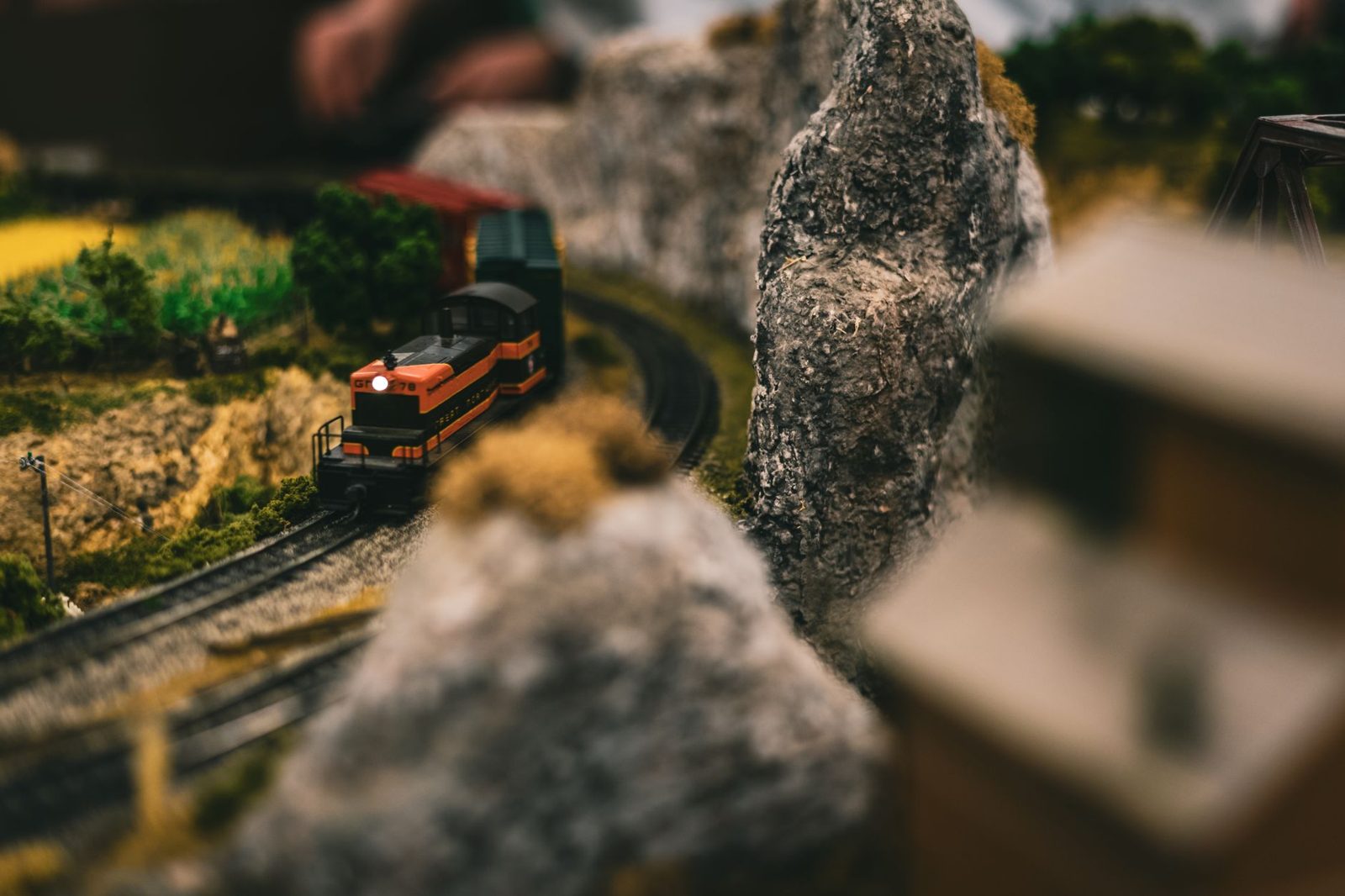 TrainTopia style model train exhibit near the Museum of the American Railroad Frisco