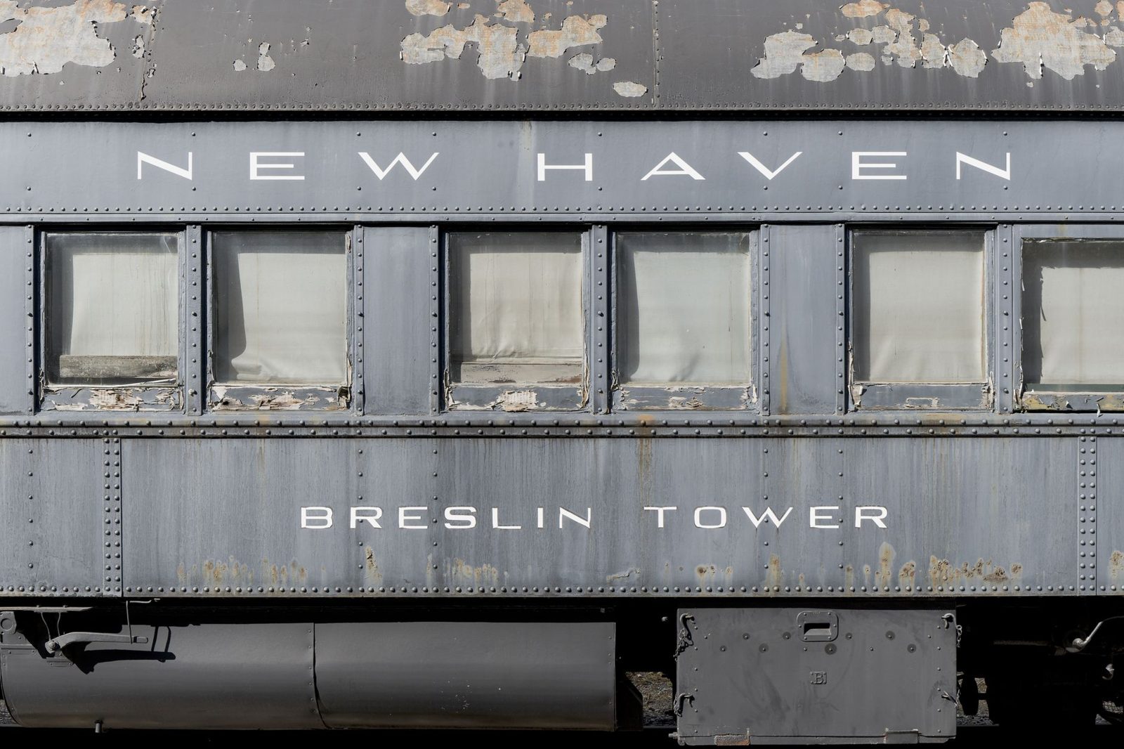 historic rolling stock railcars at the railroad museum in Frisco Texas