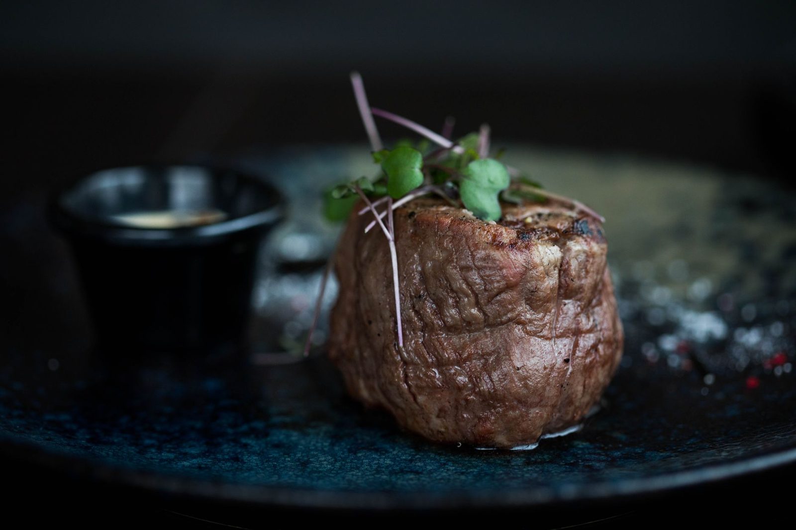 Best restaurants in Frisco TX plated steakhouse dinner