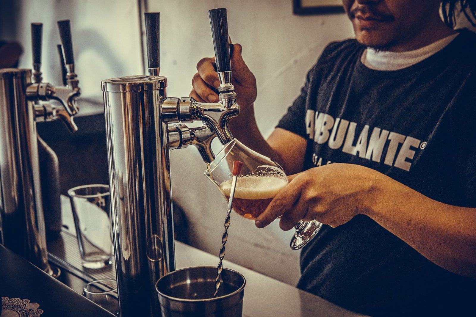 Craft brewery taproom representing breweries in Frisco TX nightlife