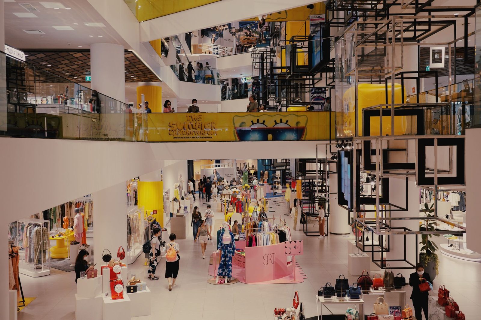 Indoor shopping, the go-to hot-weather move on a Frisco weekend