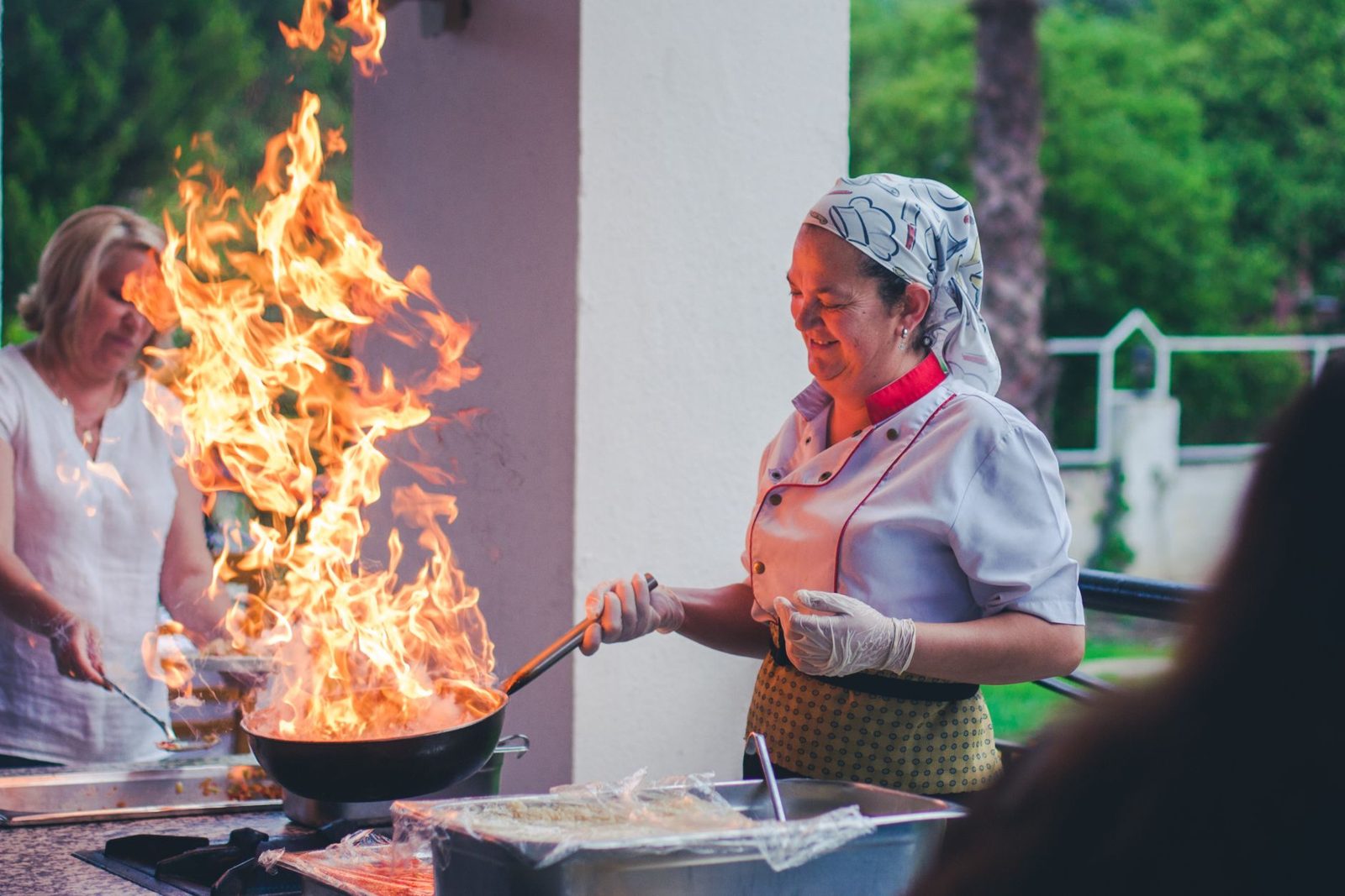 Chef demo at a Frisco Texas food and drink festival