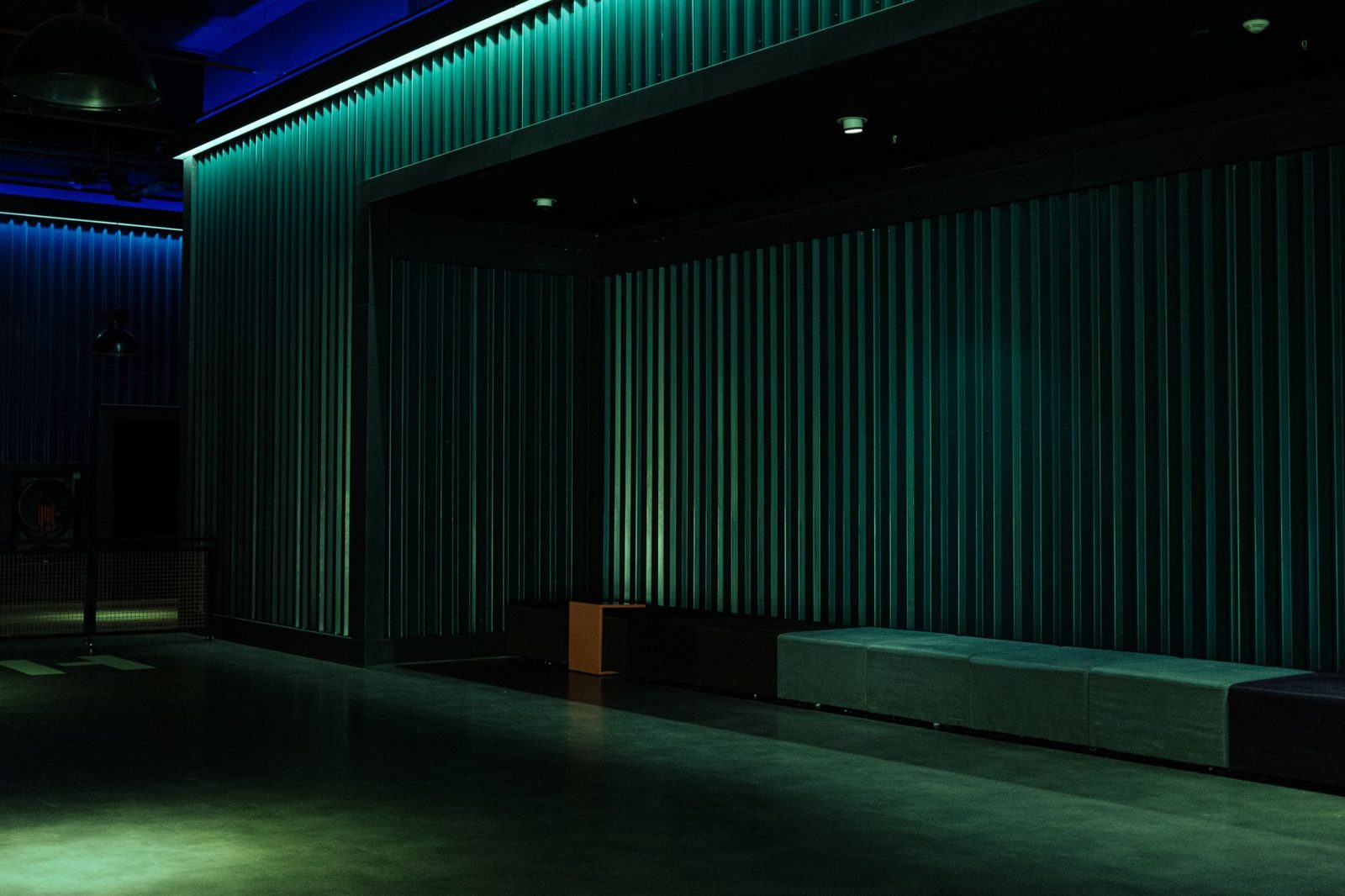 Black Box Theater stage inside the Frisco Discovery Center