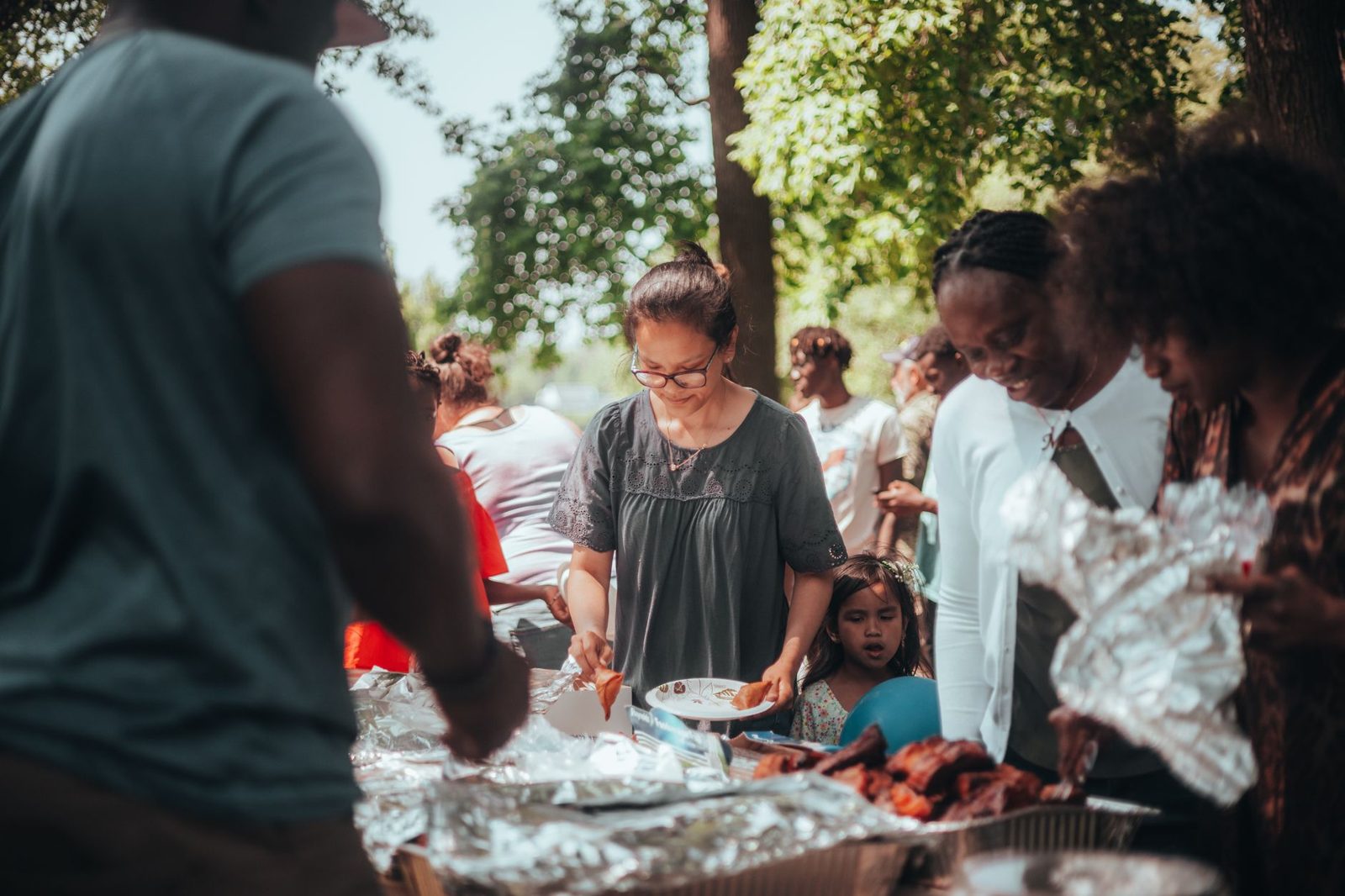 Group events Frisco TX outdoor park barbecue gathering